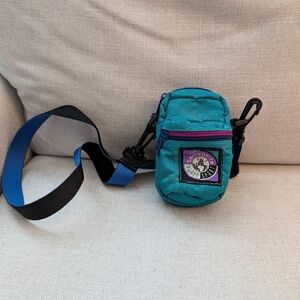 Vintage 90s Teal Samsonite Crossbody Camera Bag, Sporty Retro Belt Bag